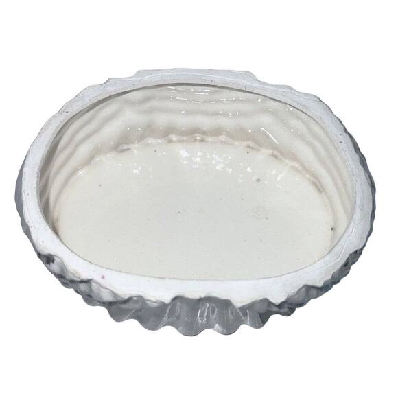 1960s Colonial Southern Belle Powder Jar Trinket Box Gold Trim Japan Vintage - Picture 6 of 7